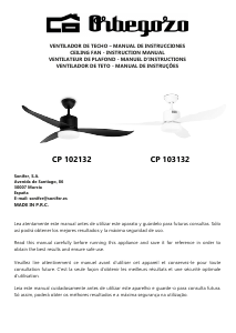 Handleiding Orbegozo CP 103132 Plafondventilator