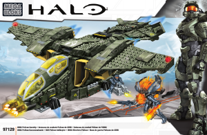 Manual Mega Bloks set 97129 Halo UNSC Pelican Gunship