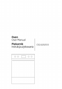 Manual BEKO CSG 62020 DX Range