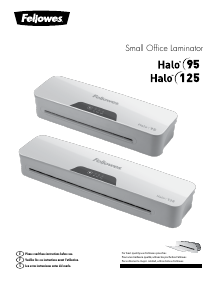 Mode d’emploi Fellowes Halo 125 Plastifieuse