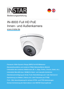 Manual INSTAR IN-8003 IP Camera