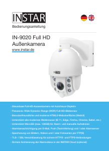 Bruksanvisning INSTAR IN-9020 IP Kamera