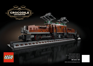 Brugsanvisning Lego set 10277 Creator Krokodillelokomotiv