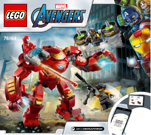 Instrukcja Lego set 76164 Super Heroes Hulkbuster Iron Mana kontra agenci A.I.M.