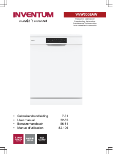 Manual Inventum VVW6008AW Dishwasher