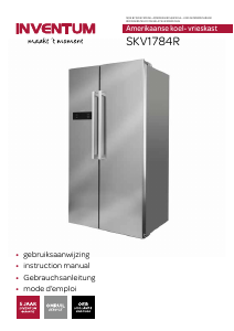 Mode d’emploi Inventum SKV1784R Réfrigérateur combiné