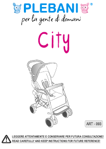 Manual Plebani City Stroller