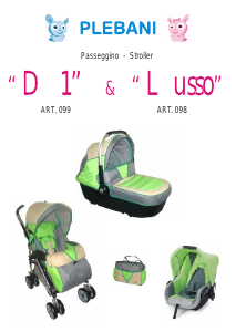 Manual Plebani D1 Trio Stroller