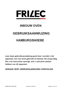 Handleiding Frilec HAMBURG5045EBE Oven