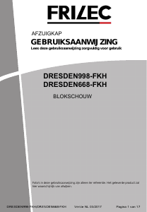 Handleiding Frilec DRESDEN998-FKH Afzuigkap