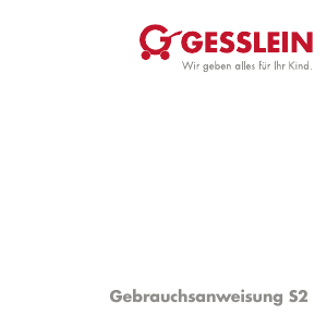 Manual Gesslein S2 Stroller