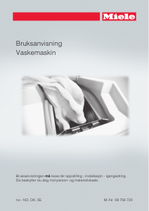 Bruksanvisning Miele W 667 NDS Vaskemaskin