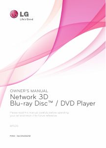 Handleiding LG BP520 Blu-ray speler