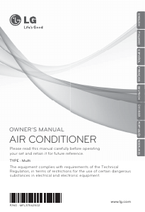 Manual LG MC12AHR Air Conditioner
