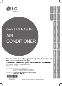 Rokasgrāmata LG PM15SP Gaisa kondicionētājs