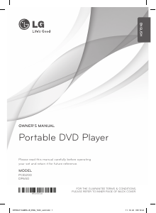 Manual LG POD200 DVD Player