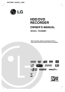 Manual LG RH1F99P1 DVD Player