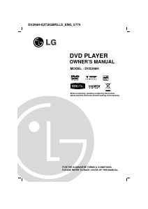Manual LG DV298H-E3T DVD Player