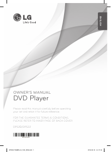 Handleiding LG DP520 DVD speler