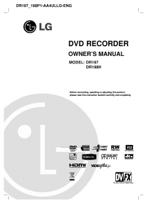Manual LG DR198P1 DVD Player