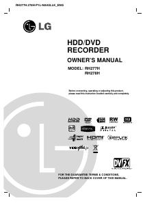 Manual LG RH278H-P1L DVD Player