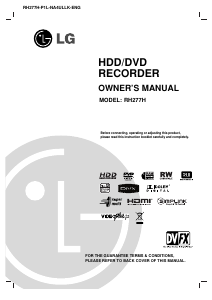 Manual LG RH277H-P1L DVD Player