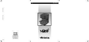 Manual Ariete 1339 Miro Coffee Machine