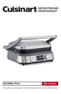 Manual Cuisinart GR-5B Griddler Five Contact Grill