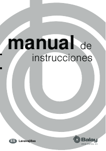 Manual de uso Balay 3VS723IA Lavavajillas