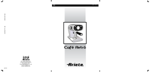 Manual de uso Ariete 1388 Cafe Retro Máquina de café