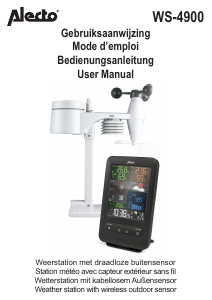 Bedienungsanleitung Alecto WS-4900 Wetterstation