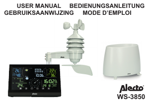 Manual Alecto WS-3850 Weather Station