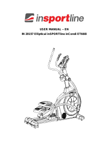 Manual inSPORTline IN 20157 (ET 660i) Cross Trainer