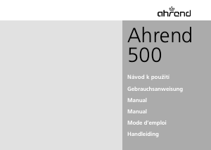 Bedienungsanleitung Ahrend 500 Schreibtisch