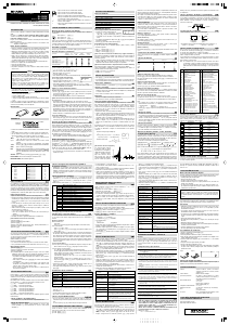 Manual de uso Sharp EL-546W Calculadora