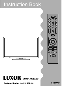 Manual Luxor LUX0124002 LED Television