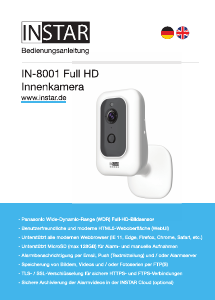 Bedienungsanleitung INSTAR IN-8001 IP Kamera