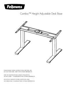 Manual Fellowes Cambio Desk