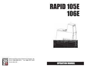 Handleiding Rapid 105E Nietmachine