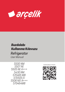 Kullanım kılavuzu Arçelik 570464 MB Donduruculu buzdolabı