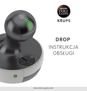 Instrukcja Krups KP350531 Nescafe Dolce Gusto Drop Ekspres do espresso