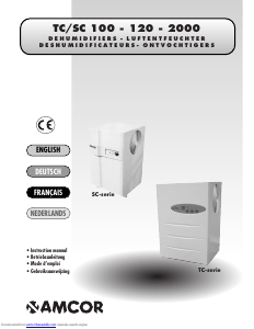 Manual Amcor TC 120 Dehumidifier
