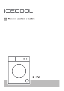 Manual de uso Icecool IC107W1 Lavadora