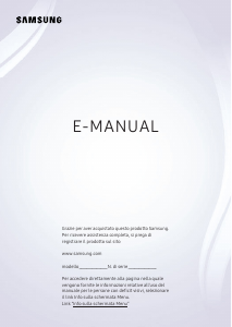Manuale Samsung QE82Q6FNAL LED televisore
