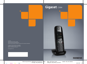 Handleiding Gigaset C59H Draadloze telefoon