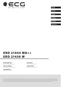 Handleiding ECG ERD 21430 W Koel-vries combinatie