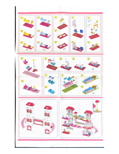 Handleiding Mega Bloks set 10899 Hello Kitty Deluxe vacation village