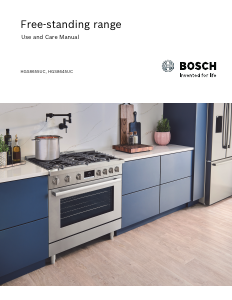 Manual Bosch HGS8655UC Range