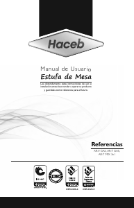 Manual de uso Haceb Arezzo V GAS EE GN NE Placa
