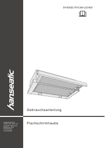 Manual Hanseatic SY-6002C-P3-C84-L32-600 Cooker Hood